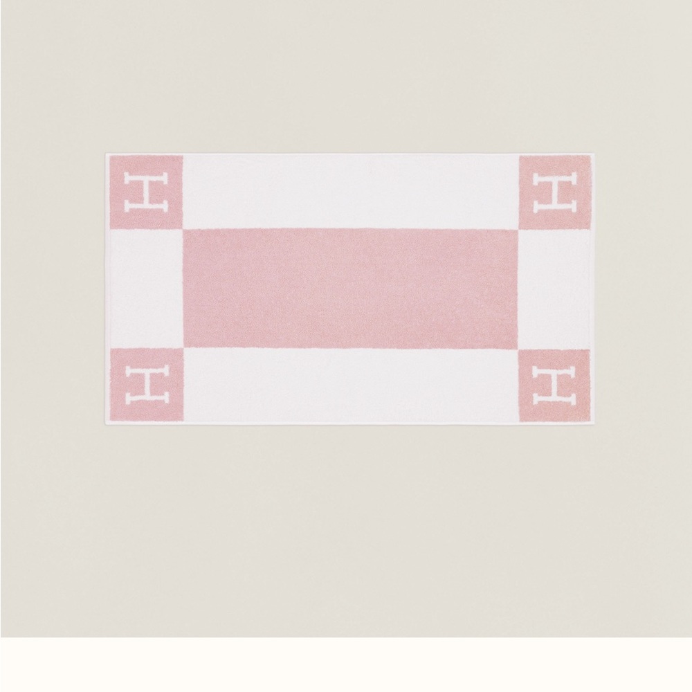 Hermes Avalon towel pink